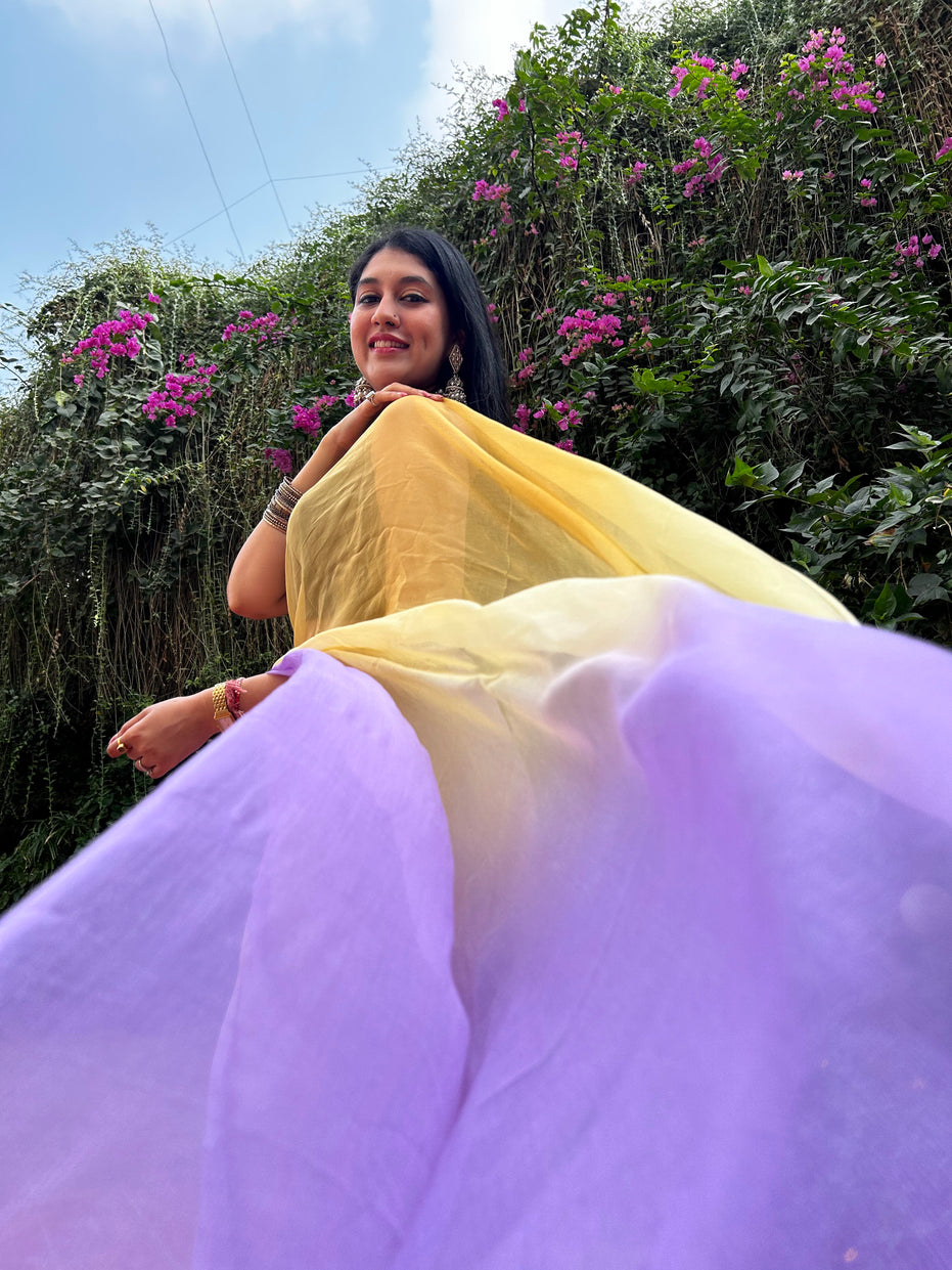 Ras in mustard and purple