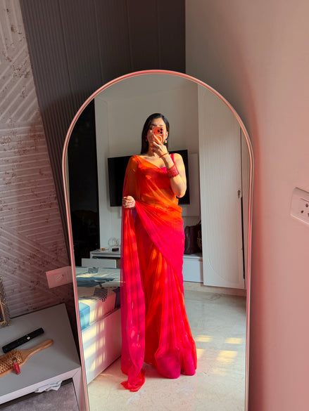 Lau in rani pink