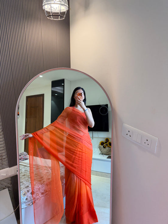 Lau in Peach Orange